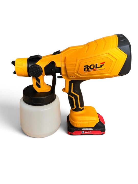 ROLF TOP-1022 akkumulyatorli bo‘yoq purkagich, 20 V, 200 Vt, 1L, sozlanadigan purkash