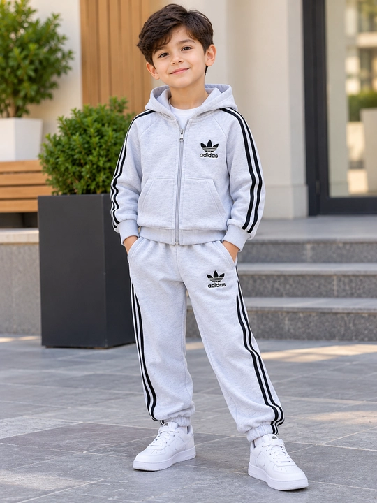 5-7 yoshli o‘g‘il bolalar uchun Adidas qishki sport kostyumi, issiq 2 baho