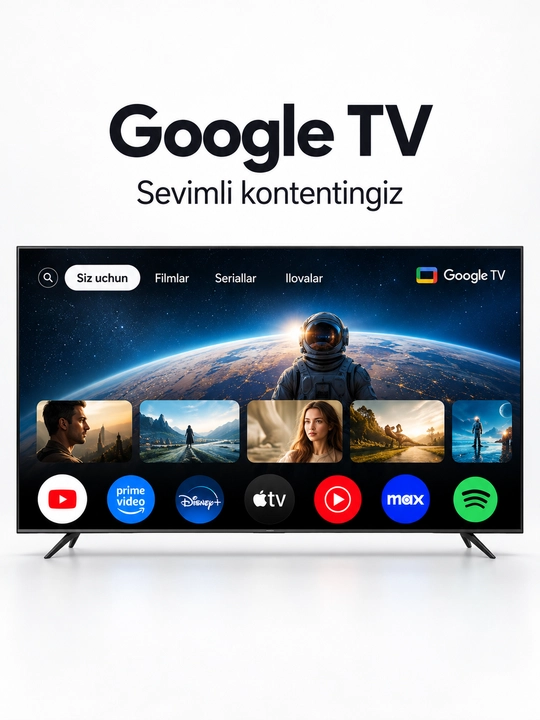 Телевизор IMMER U86F11, 86″, 4K UHD, Google TV, HDR10, Dolby Audio