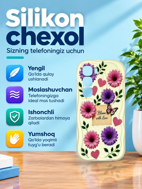 G'ilof Infinix Hot 50 Pro Plus smartfoni uchun