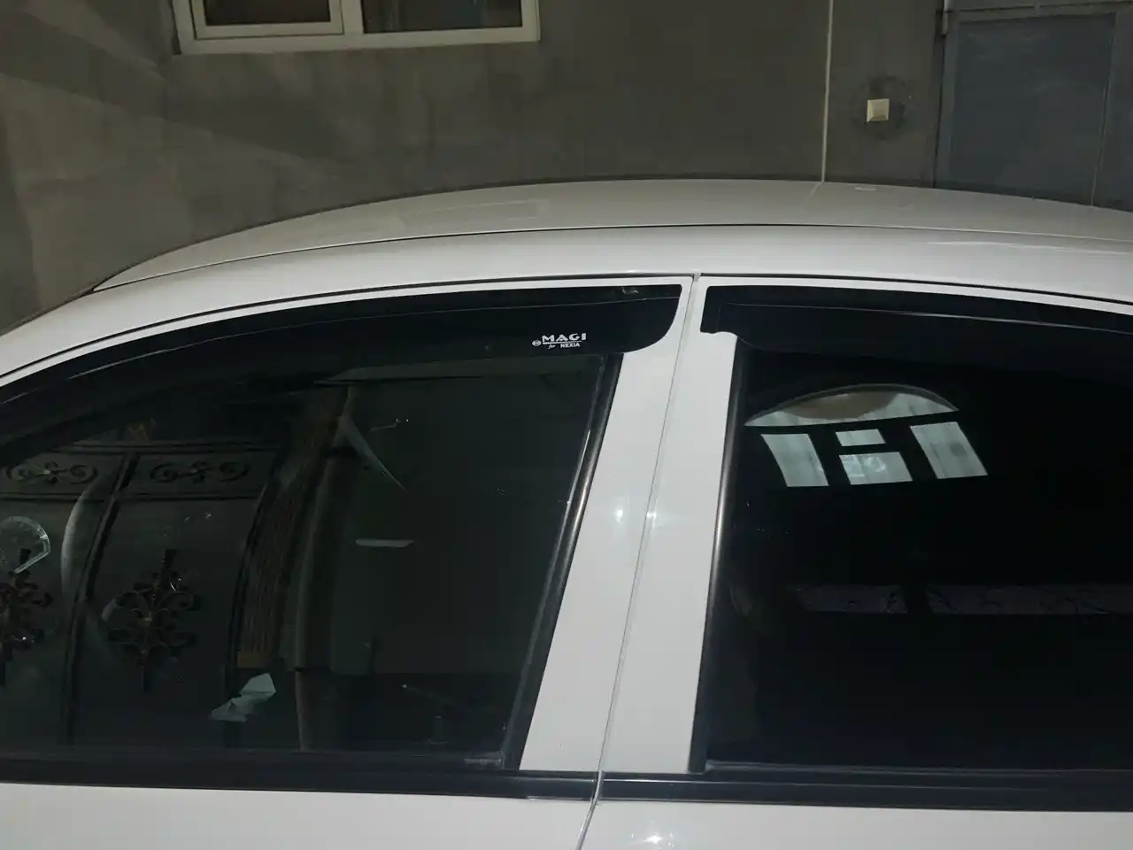 Vitravik, shamol deflektori, avtomobil vitravik, oyna deflektori, 4 dona, qora, tuning