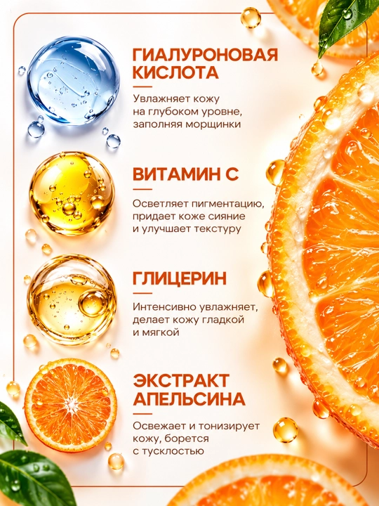 Gialuron kislotali, terini yoshartirish uchun BIOAQUA kosmetik sovg‘a to‘plami