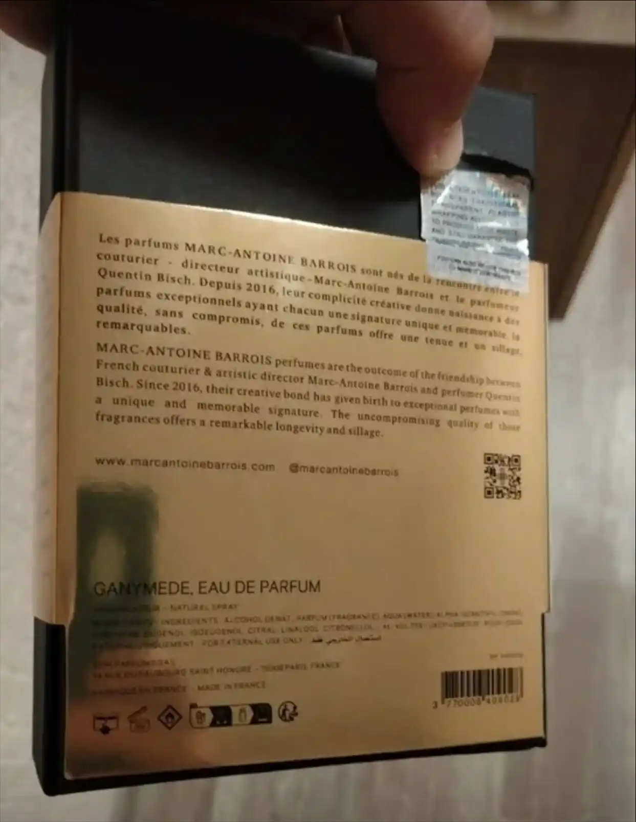 GANYMADE, LUXURY, Ayollar va erkaklar uchun hashamatli, elegant ifor, 100 ml