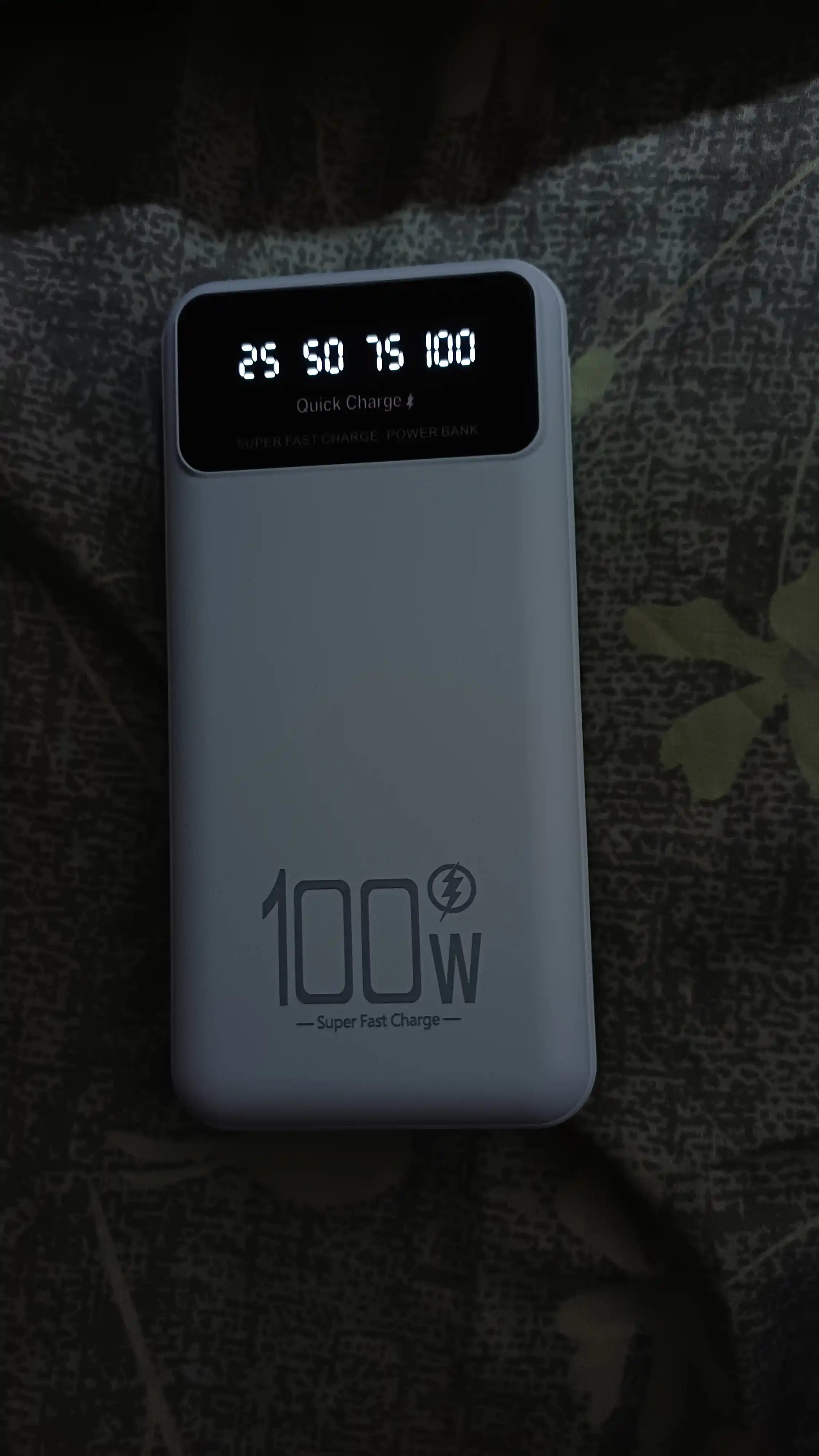 Tashqi akkumulyator, 20000mA 22.5W tezkor quvvat 100%