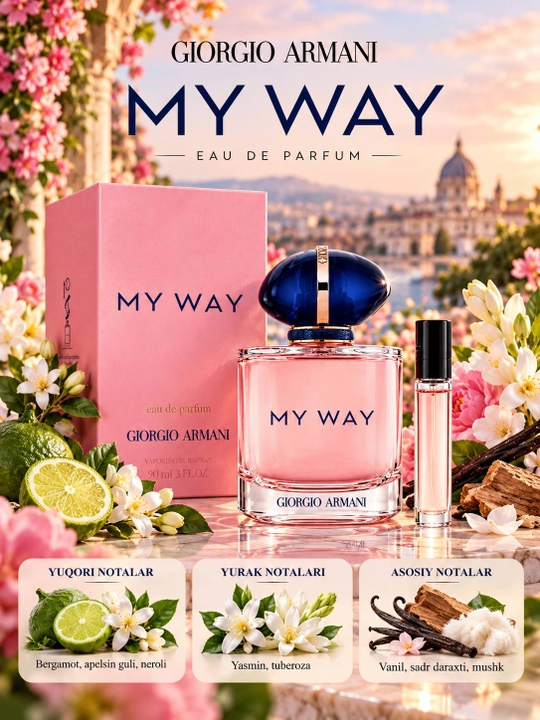 My Way — парфюм для женщин и Стойкий и ароматный парфюм от: ATIRCHI.UZ - 