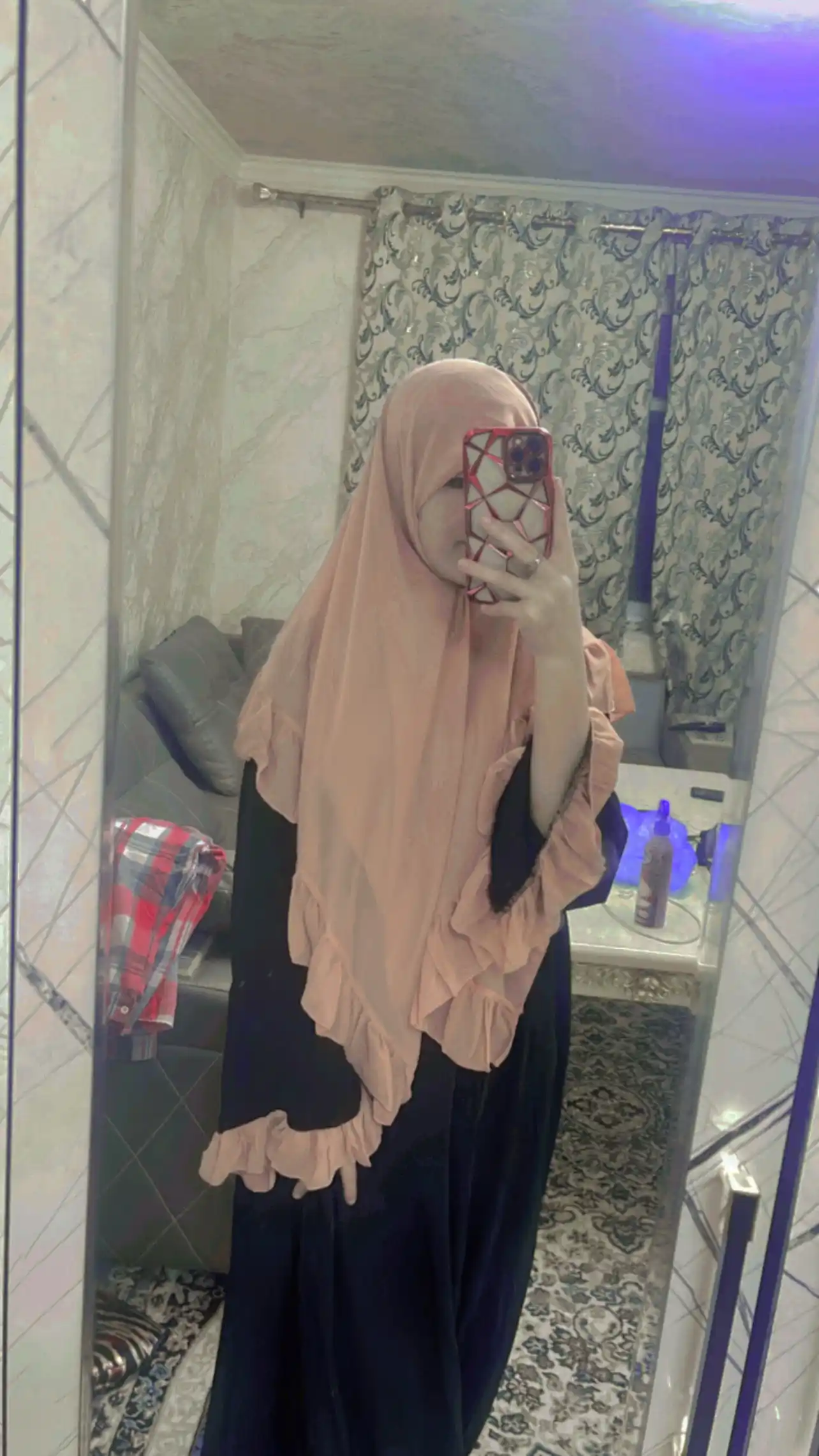 Abaya, himara, hijob, koylak+ro'mol, umra ziyirati, o'lcham oversayz 42-54