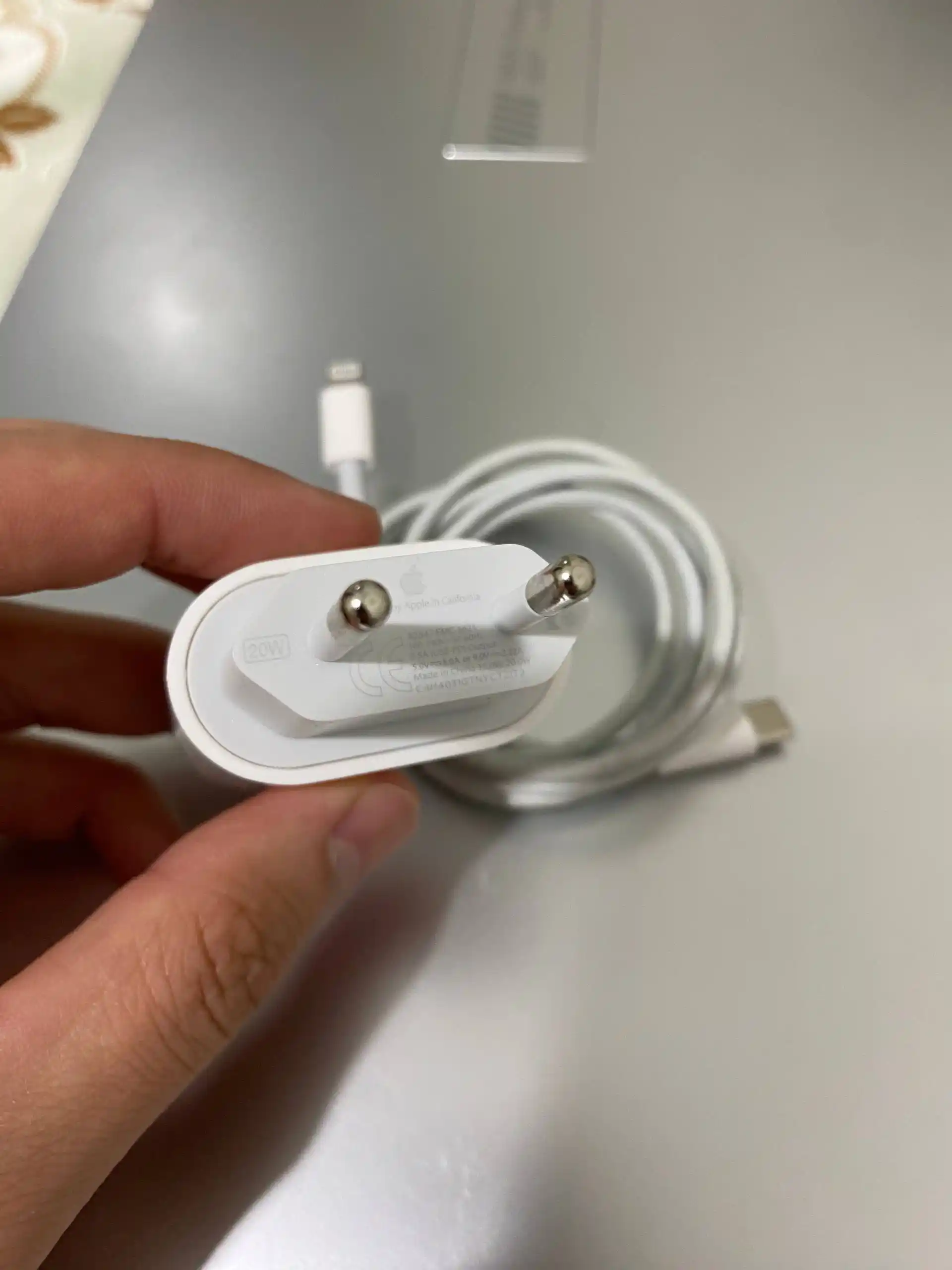 Зарядка для Айфона адаптер USB-C 20ват — быстрая зарядка для моделей iPhone 13,14,15,16,17
