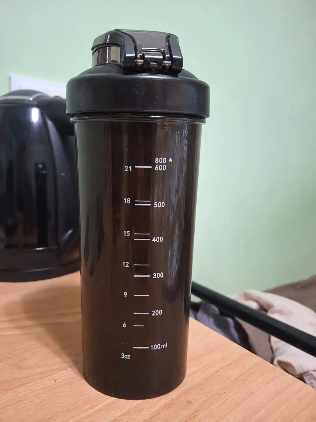 Sheyker, 500/600/800 ml, suv, protein va kokteyl uchun, aralashtirgich bilan