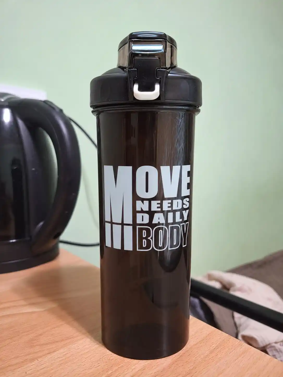 Sheyker, 500/600/800 ml, suv, protein va kokteyl uchun, aralashtirgich bilan