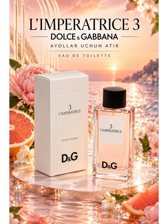 Ayollar uchun parfyumlangan suv D&G L'imperatrice 3, 100 ml