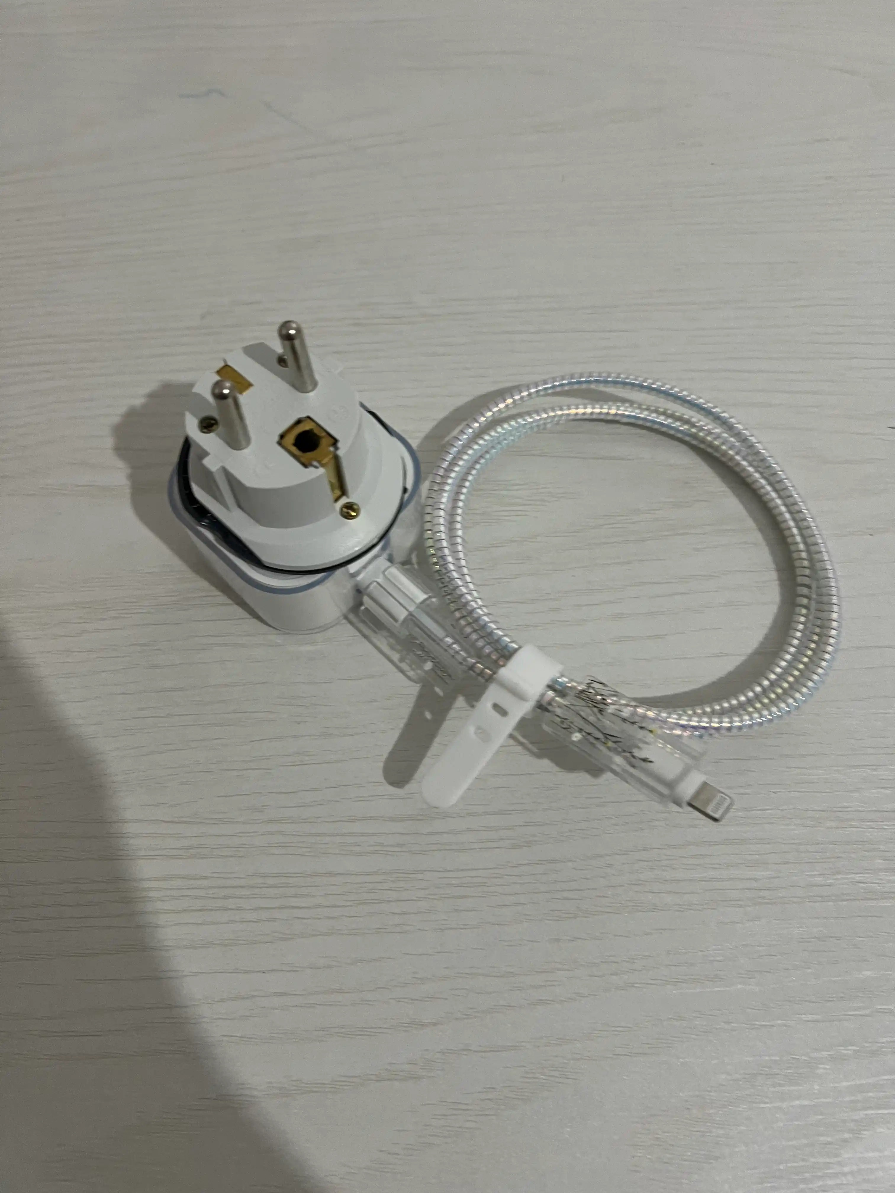 IPhone uchun zaryadchik, zaryadnik tez zaryadlovchi 20 Vt, Type-Cdan Lightning kabel bilan