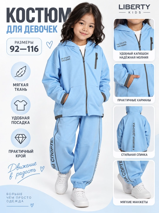 Спортивный костюм для девочек