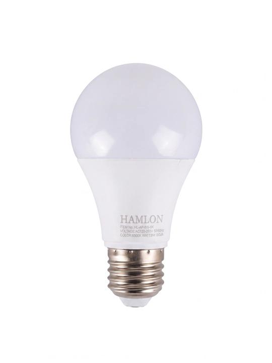 Sferik lampa A-tipi 5 Vt va 8 Vt 6500 K