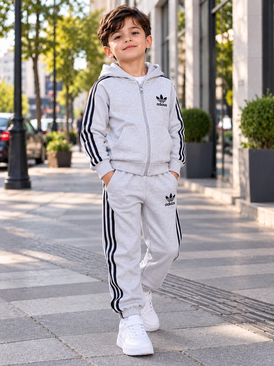 Adidas bolalar sport kostyumi, kofta va shim, 5-7 yosh
