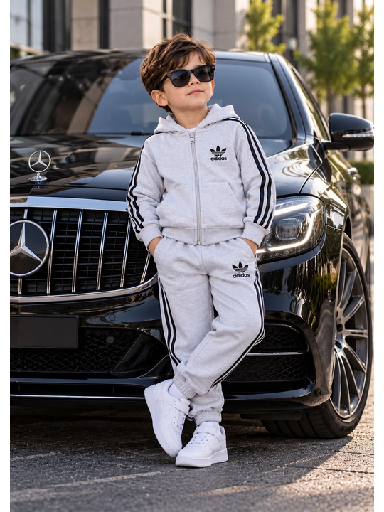 Adidas bolalar sport kostyumi, kofta va shim, 5-7 yosh