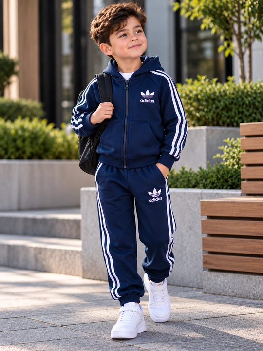 Adidas bolalar sport kostyumi, kofta va shim, 5-7 yosh