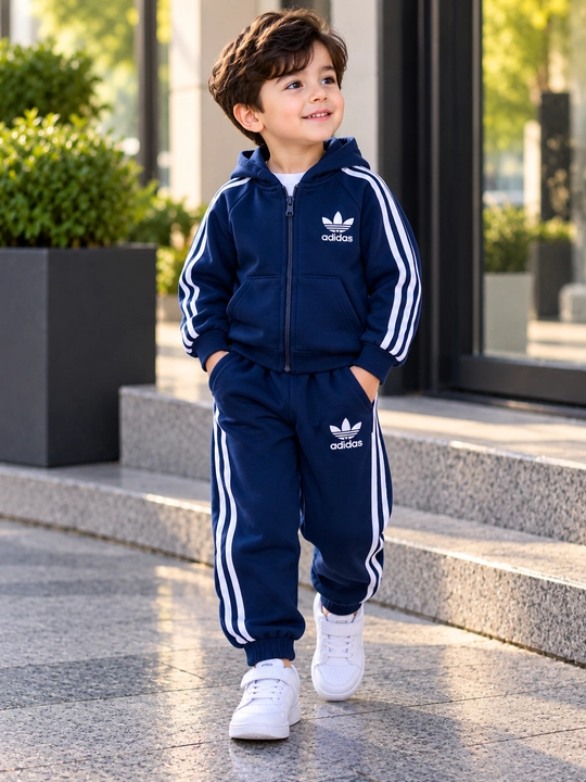Adidas bolalar sport kostyumi, kofta va shim, 5-7 yosh