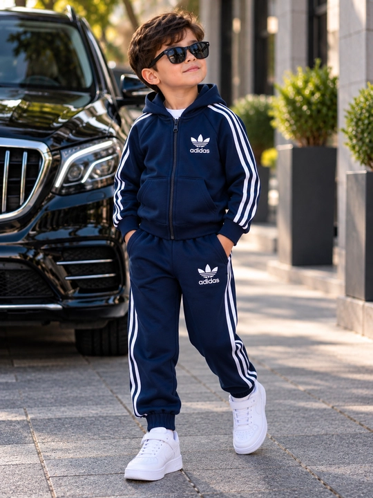 Adidas bolalar sport kostyumi, kofta va shim, 5-7 yosh