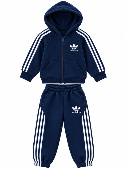 Детский спортивный костюм Adidas двойка, трехнитка, кофта и штаны, 5–7 лет - 
