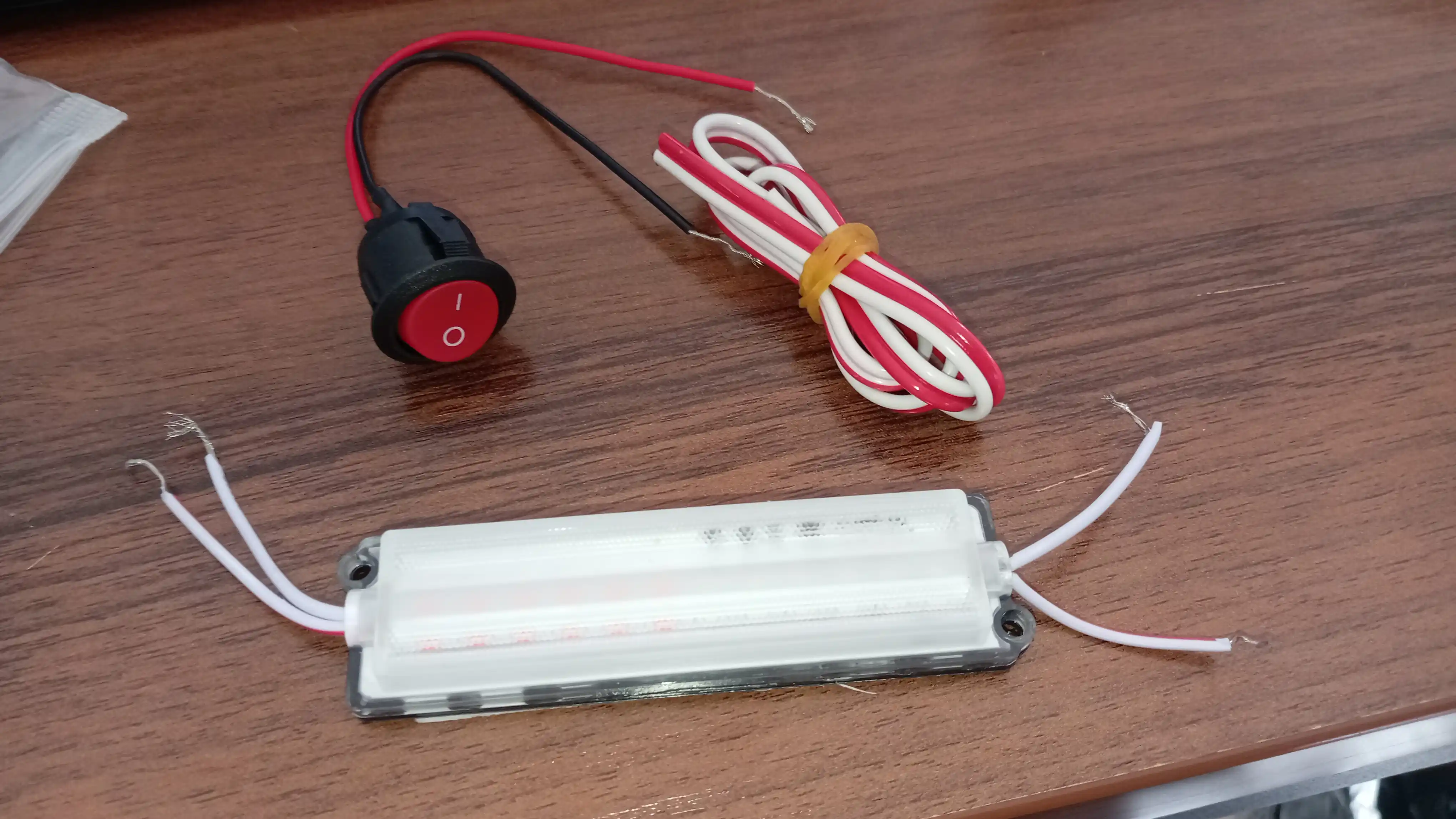 LED сигнальный модуль 12V, красно-синий мигающий свет для STEM и DIY проектов