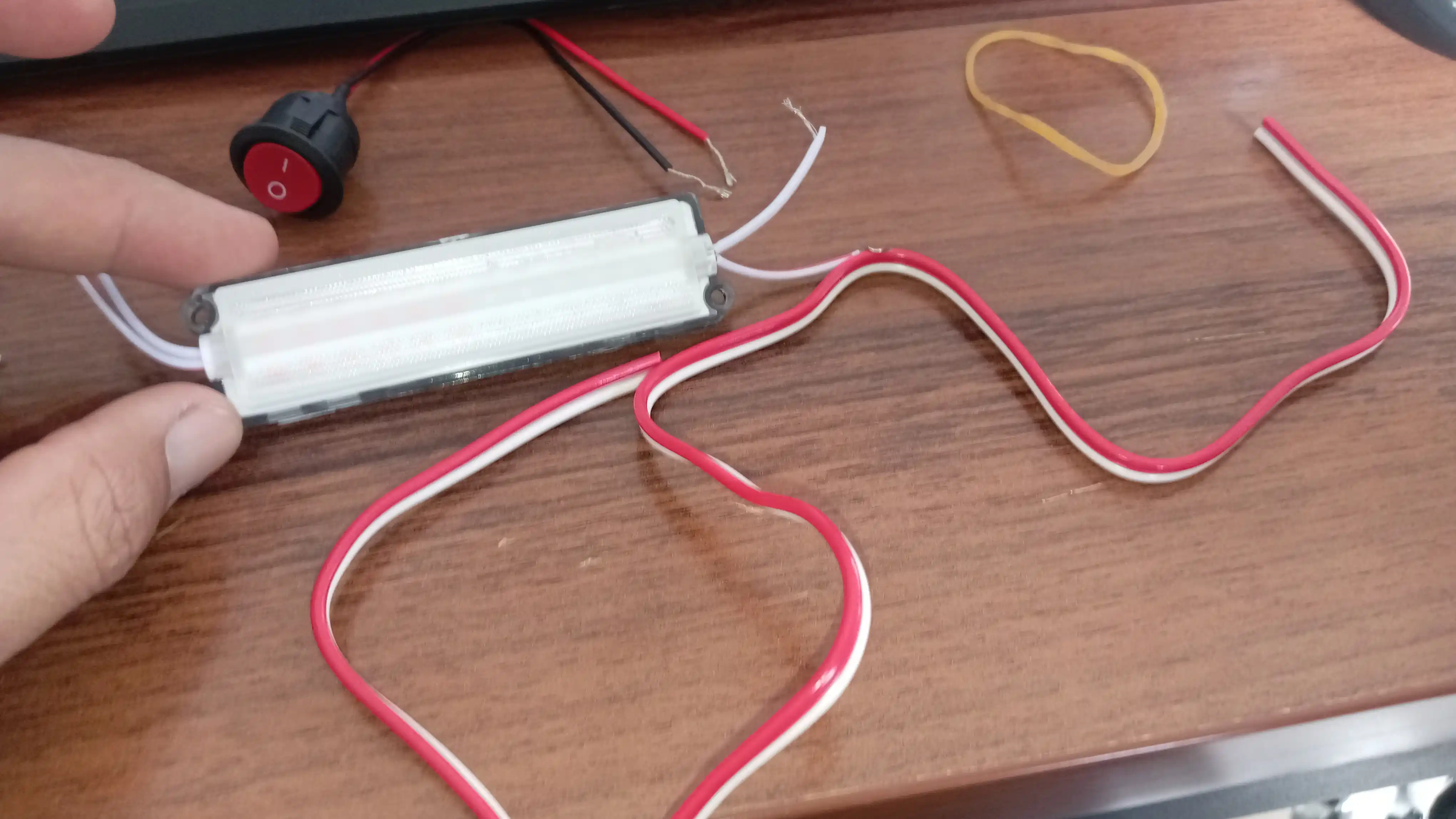 LED сигнальный модуль 12V, красно-синий мигающий свет для STEM и DIY проектов