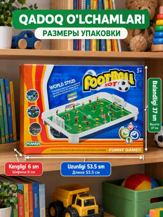 Stol futboli — bolalar va oila uchun futbol stol oyini, 3+