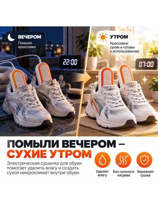 Oyoq kiyimlari uchun elektr quritgich