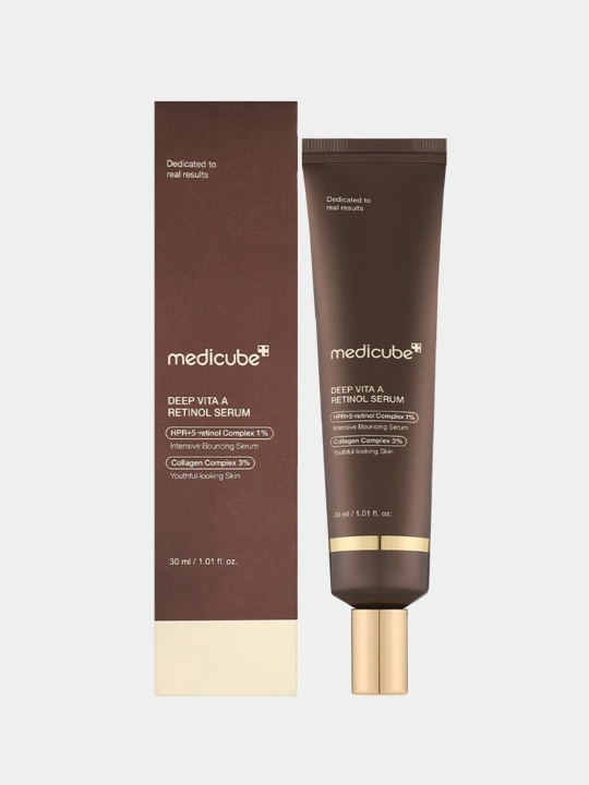 Сыворотка для лица Medicube Deep Vita A Retinol, с ретиноидами, 30 мл - 