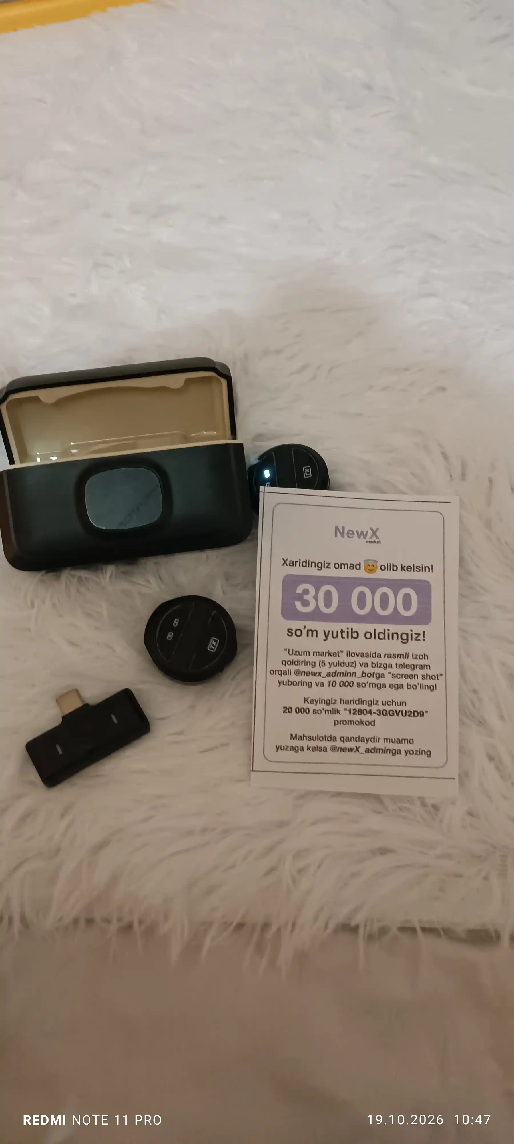 Mikrafon, mikrofon, mini mikrafon, simsiz mikrofon, petlichka, iphone va android uchun,anc