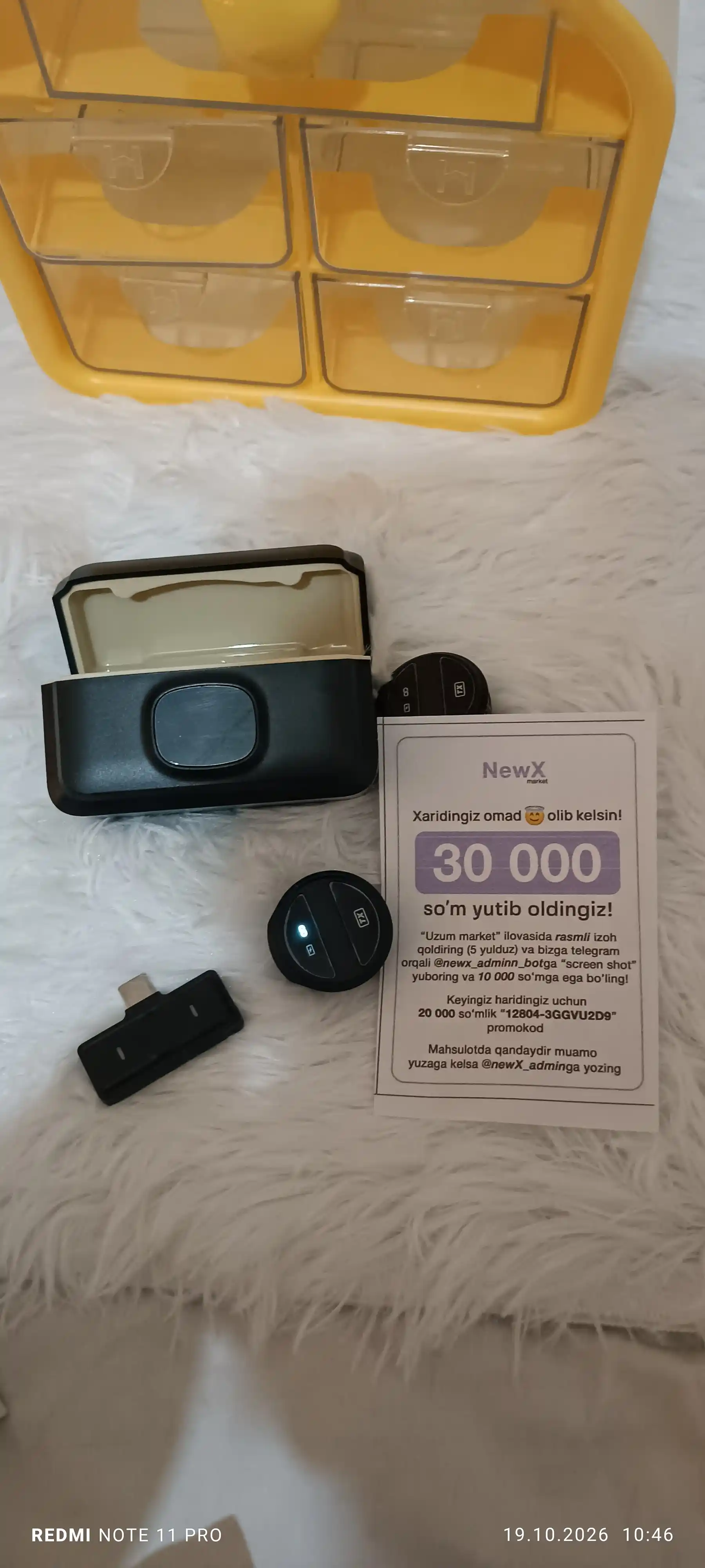 Mikrafon, mikrofon, mini mikrafon, simsiz mikrofon, petlichka, iphone va android uchun,anc