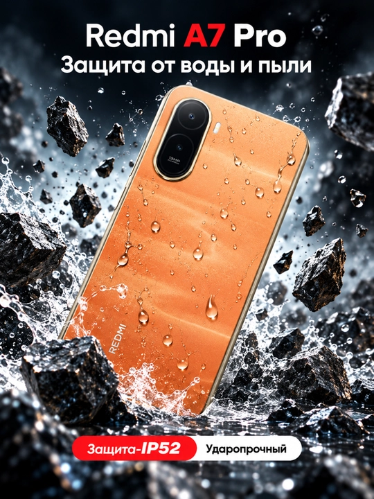 Redmi A7 Pro 4/128GB smartfoni, 6300 mAh batareya, 120Hz ekran