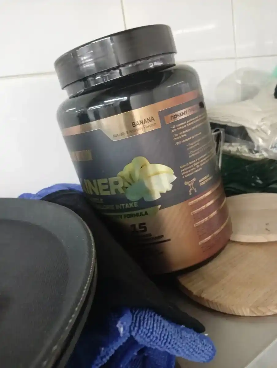 Komplekt geyner + kreatin monogidrat Soulway, massa yig‘ish uchun sport ozuqasi to‘plami