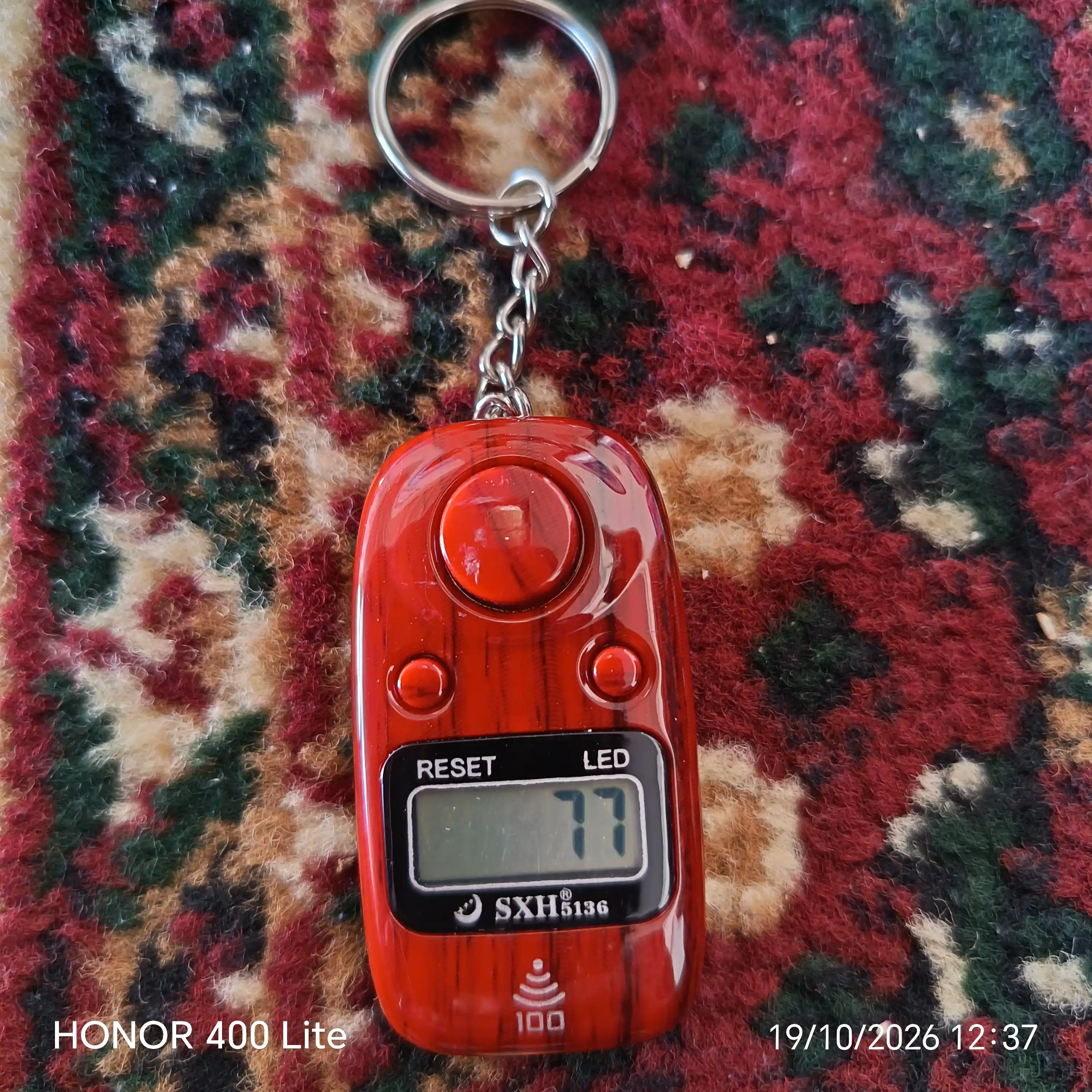 Brelok ko‘rinishidagi elektron tasbeh