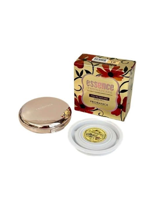 Prorance Essence TwoWay Cake SPF 25 PA++ Yuz uchun upa, 21, 12 g + 12 g - 