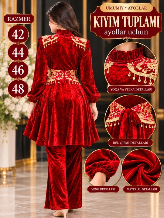 Ayollar va qizlar uchun bambuk dvoyka.ko'cha va uy uchun qulay o'lchami 42, 44, 46, 48