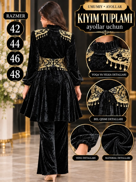 Ayollar va qizlar uchun bambuk dvoyka.ko'cha va uy uchun qulay o'lchami 42, 44, 46, 48