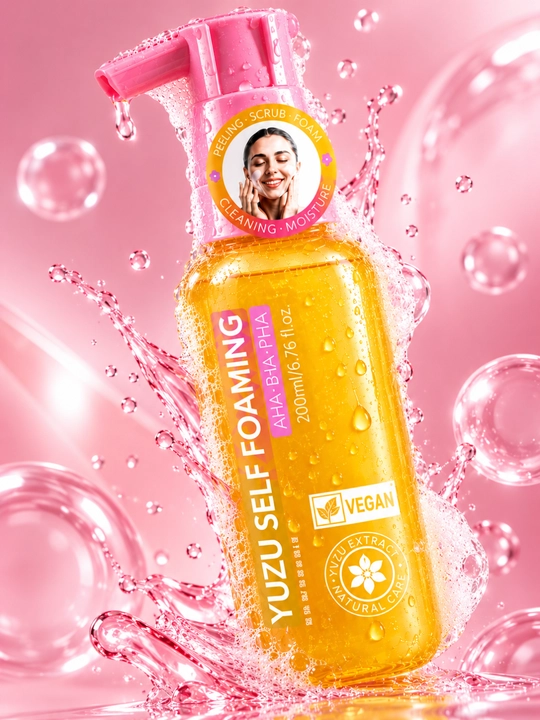 Olive Young YUZU Self 3in1 Peeling yuz uchun AHA BHA PHA tozalovchi penka 200 ml