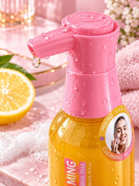 Olive Young YUZU Self 3in1 Peeling yuz uchun AHA BHA PHA tozalovchi penka 200 ml
