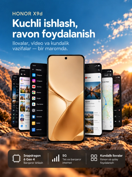 Смартфон HONOR X9d, 8/12/256ГБ