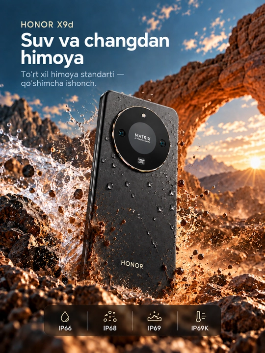 Смартфон HONOR X9d, 8/12/256ГБ - 