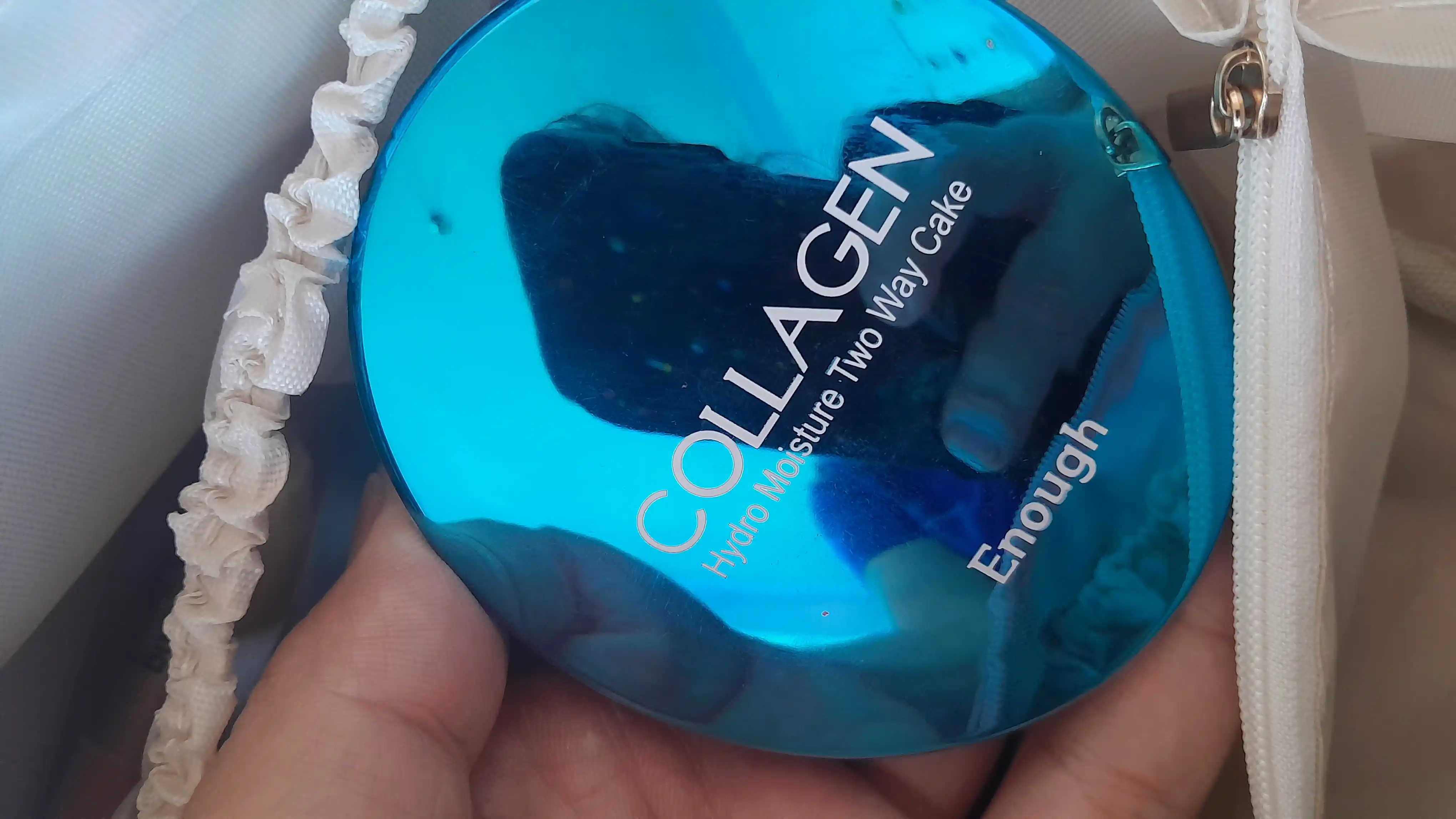 Пудра Collagen для лица с коллагеном, SPF 25+, для всех типов кожи