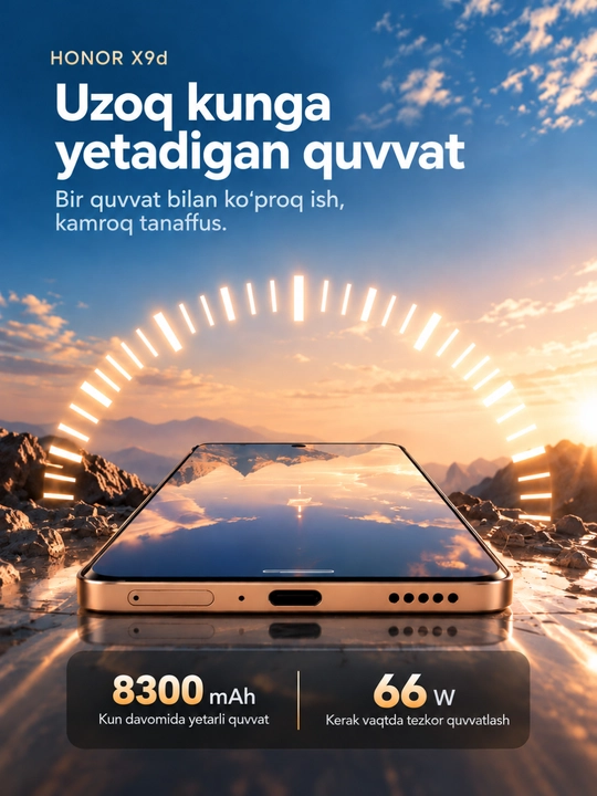 Smartfon HONOR X9d, 8/12/256GB