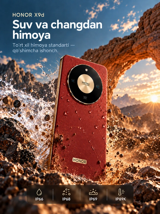 Смартфон HONOR X9d, 8/12/256ГБ - 