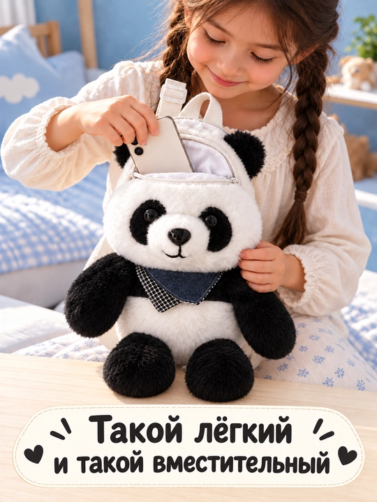 Рюкзак детский, Рюкзак с мягкой игрушкой, сумки для мальчиков и девочек, сумки
