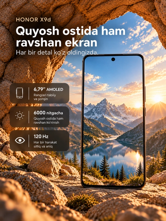 Смартфон HONOR X9d, 8/12/256ГБ