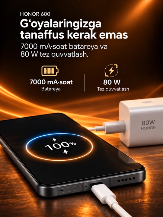 Смартфон Honor 600 5G 8/256/512 ГБ