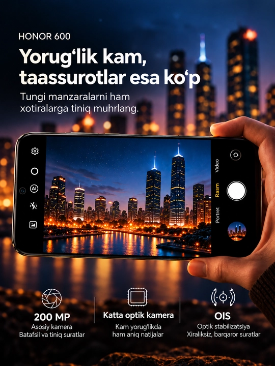 Смартфон Honor 600 5G 8/256/512 ГБ