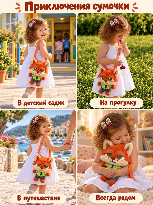 Рюкзак детский, Рюкзак с мягкой игрушкой, сумки для мальчиков и девочек, сумки