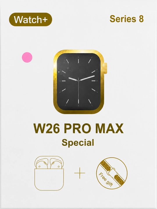 W26 Pro Max Special, Smart Watch 8, aqlli soat va naushnik, erkak ayollar uchun soat