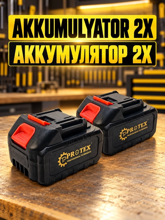 Akkumulyatorli to'plam, 4/5/6 tasi 1 da, perforator,shurupovert, gaykovert, bolgarkа, arra